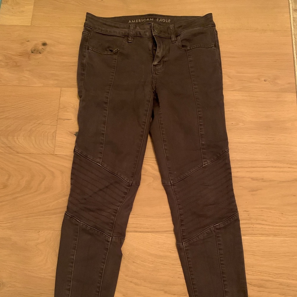 Dark grey jeans from American Eagle